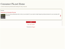 Tablet Screenshot of consumerpla.net